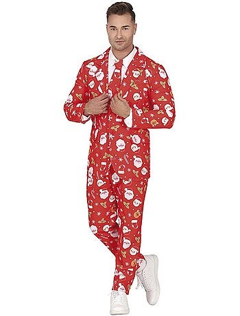 Divertente abito da Babbo Natale con cravatta