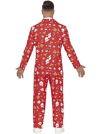 Divertente abito da Babbo Natale con cravatta