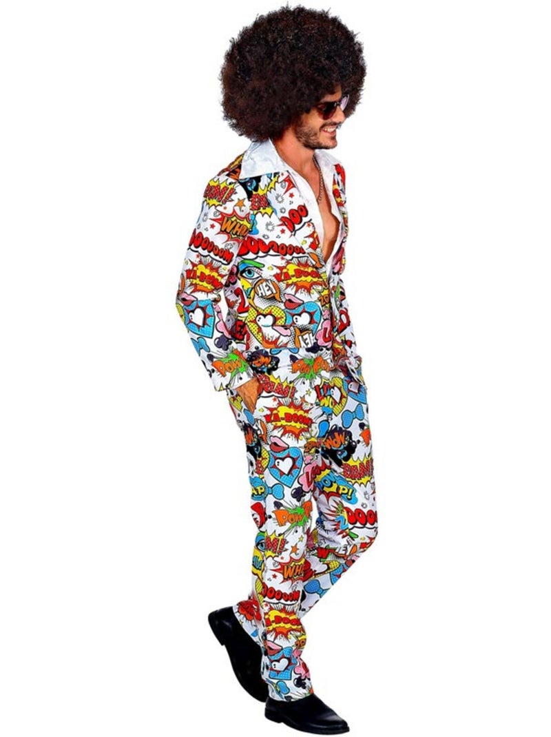 Divertente costume in stile Pop Art anni '60 Multicolore - Kiabi