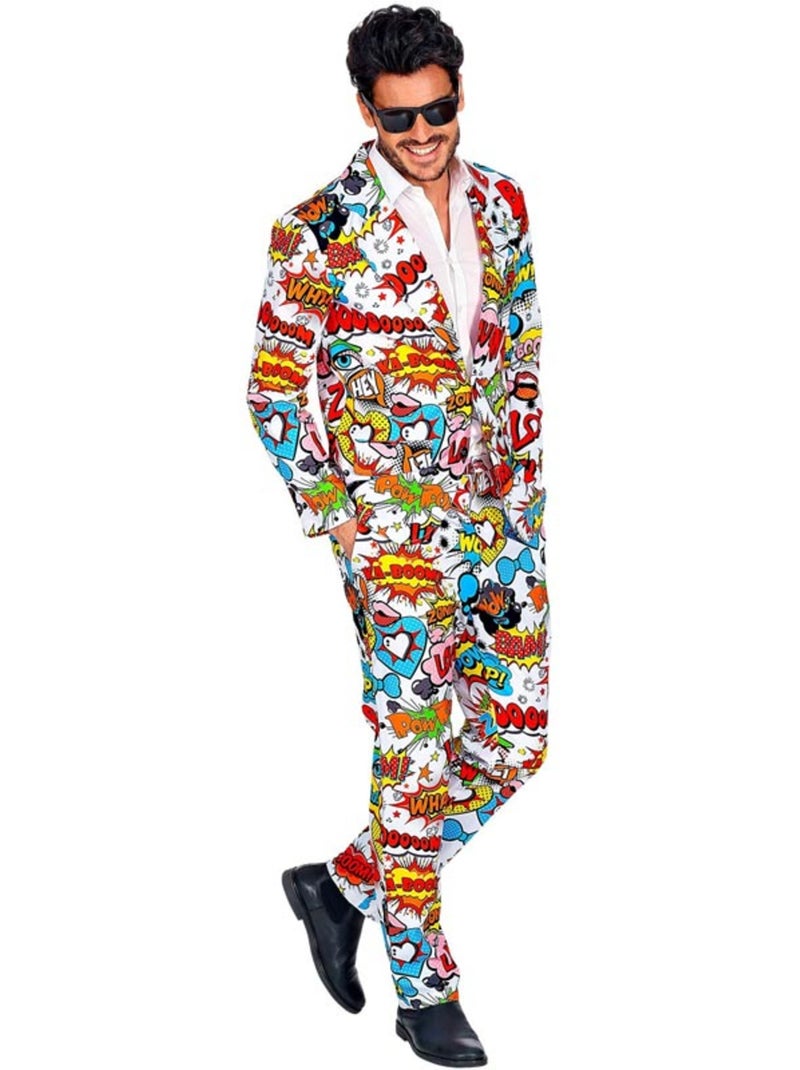 Divertente costume in stile Pop Art anni '60 Multicolore - Kiabi