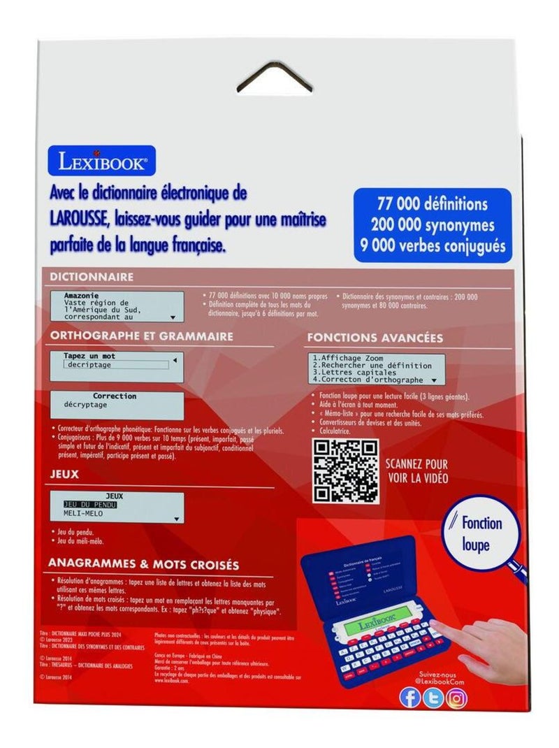 Dizionario elettronico tascabile Larousse Blu - Kiabi