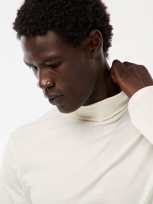 Dolcevita a collo alto tinta unita - Kiabi