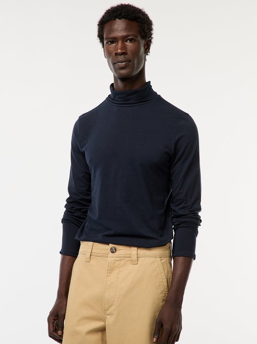 Dolcevita a collo alto tinta unita - Kiabi