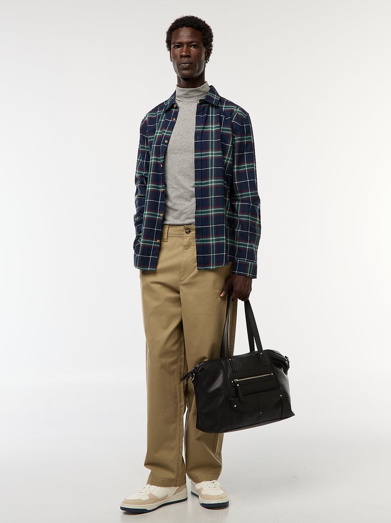 Dolcevita a collo alto tinta unita Grigio - Kiabi