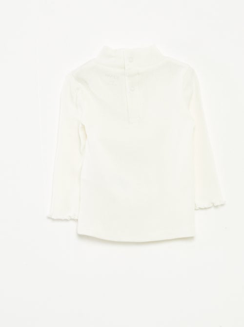 Dolcevita a coste collo alto - Kiabi