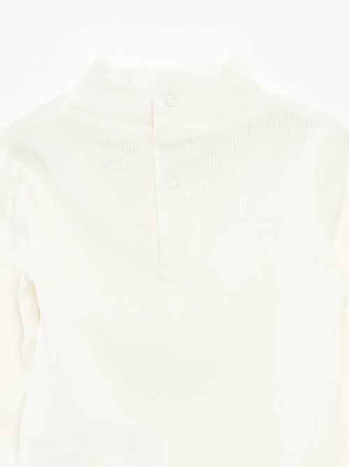 Dolcevita a coste collo alto - Kiabi