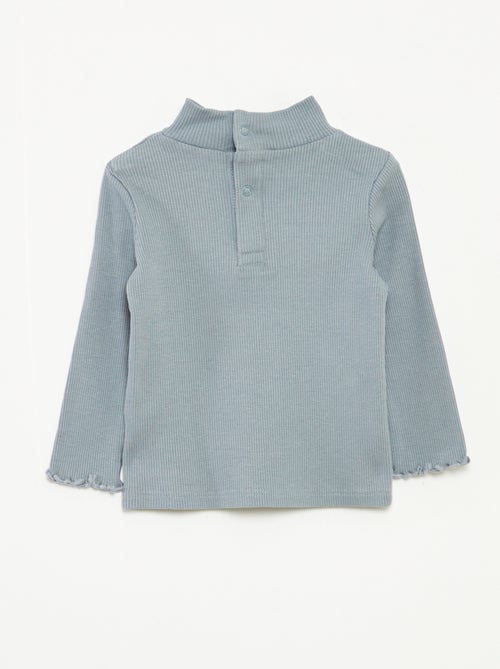 Dolcevita a coste collo alto - Kiabi