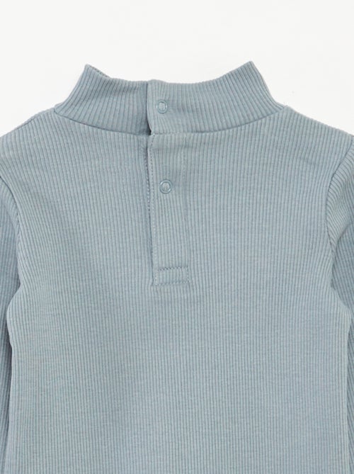 Dolcevita a coste collo alto - Kiabi