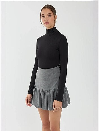 Dolcevita basic lavorato a maglia hiccup