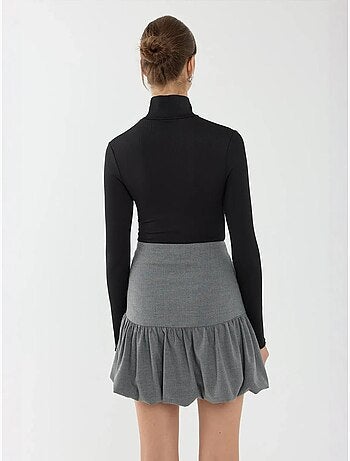 Dolcevita basic lavorato a maglia hiccup