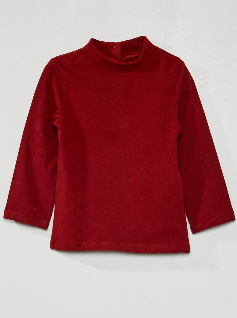 Snood In Maglia Tinta Unita - Rosso - Bambina - 6.00 - Foto 9