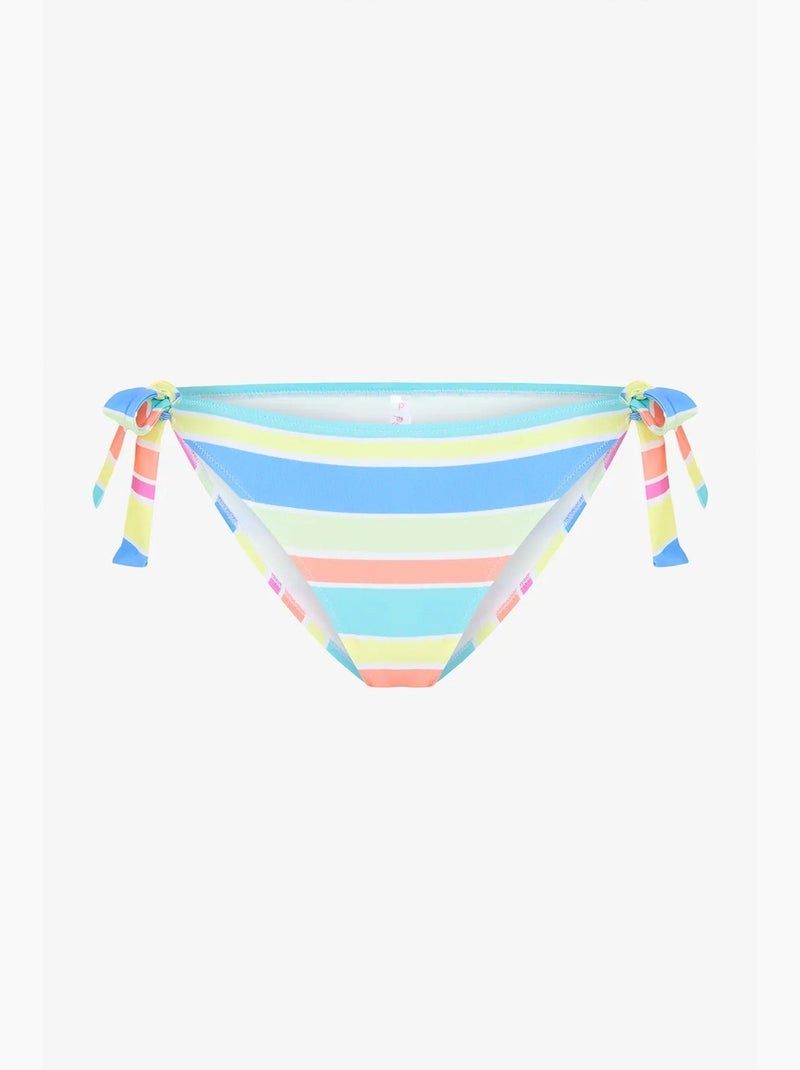 Donna bikini brasiliana a righe penti Blu cielo - Kiabi