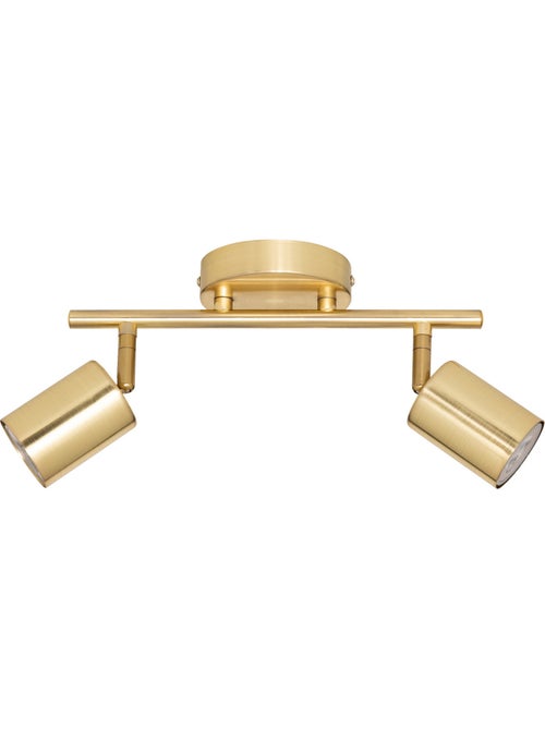 Doppio spot a parete regolabile compatibile con il soffitto - Kiabi Doppio spot a parete regolabile compatibile con il soffitto - Kiabi