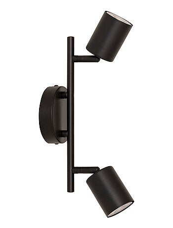 Doppio spot a parete regolabile compatibile con il soffitto