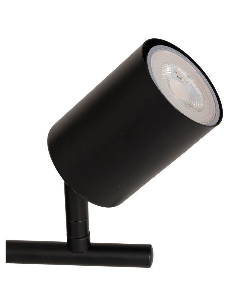 Doppio spot a parete regolabile compatibile con il soffitto Nero - Kiabi