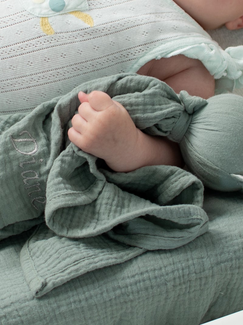Doudou coniglietto in peluche per bambino | sevira kids | sevira kids Verde - Kiabi