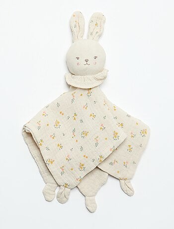 Doudou coniglio a fazzoletto