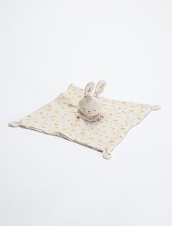 Doudou coniglio a fazzoletto