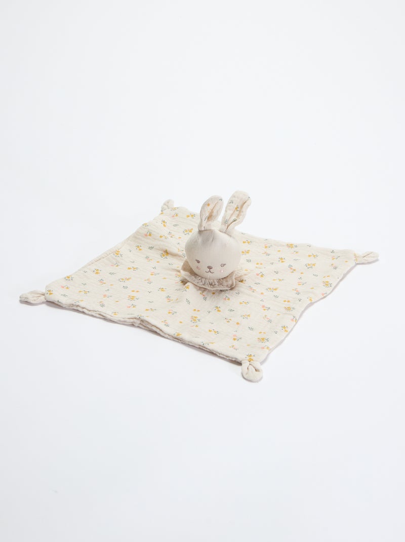 Doudou coniglio a fazzoletto Beige - Kiabi