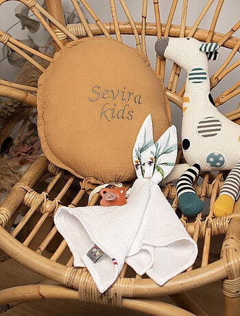 Doudou coniglio neonato porta ciuccio | SEVIRA KIDS