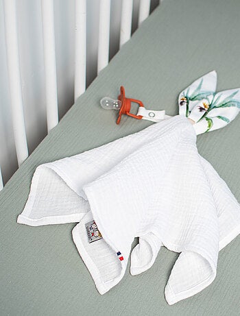 Doudou coniglio neonato porta ciuccio | SEVIRA KIDS