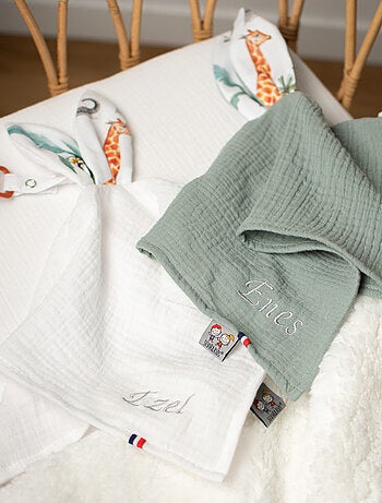 Doudou coniglio neonato porta ciuccio | SEVIRA KIDS