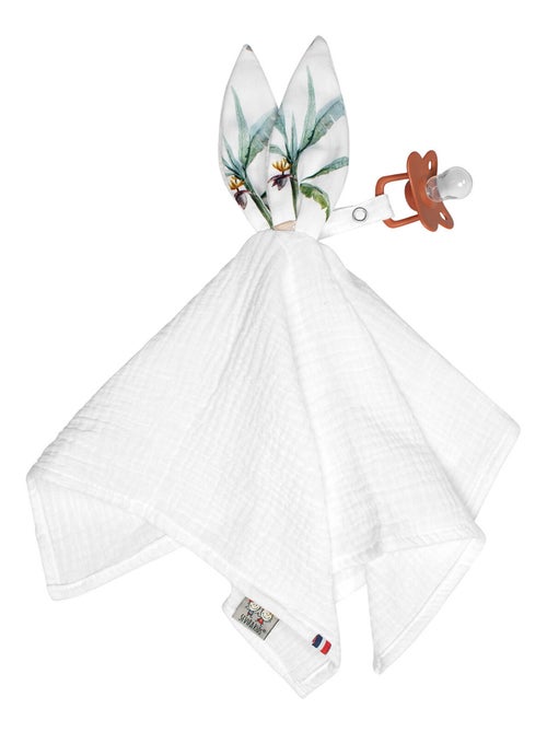 Doudou coniglio neonato porta ciuccio | sevira kids | sevira kids - Kiabi Doudou coniglio neonato porta ciuccio | sevira kids | sevira kids - Kiabi