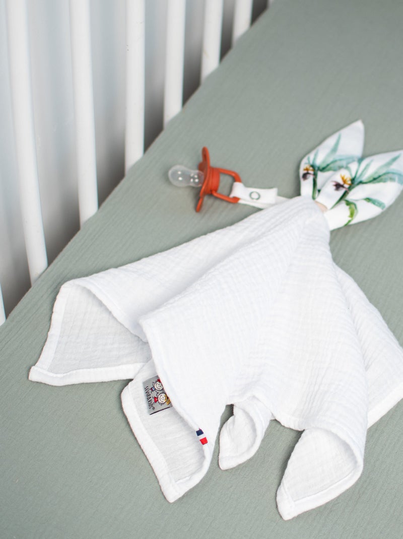 Doudou coniglio neonato porta ciuccio | sevira kids | sevira kids Bianco - Kiabi