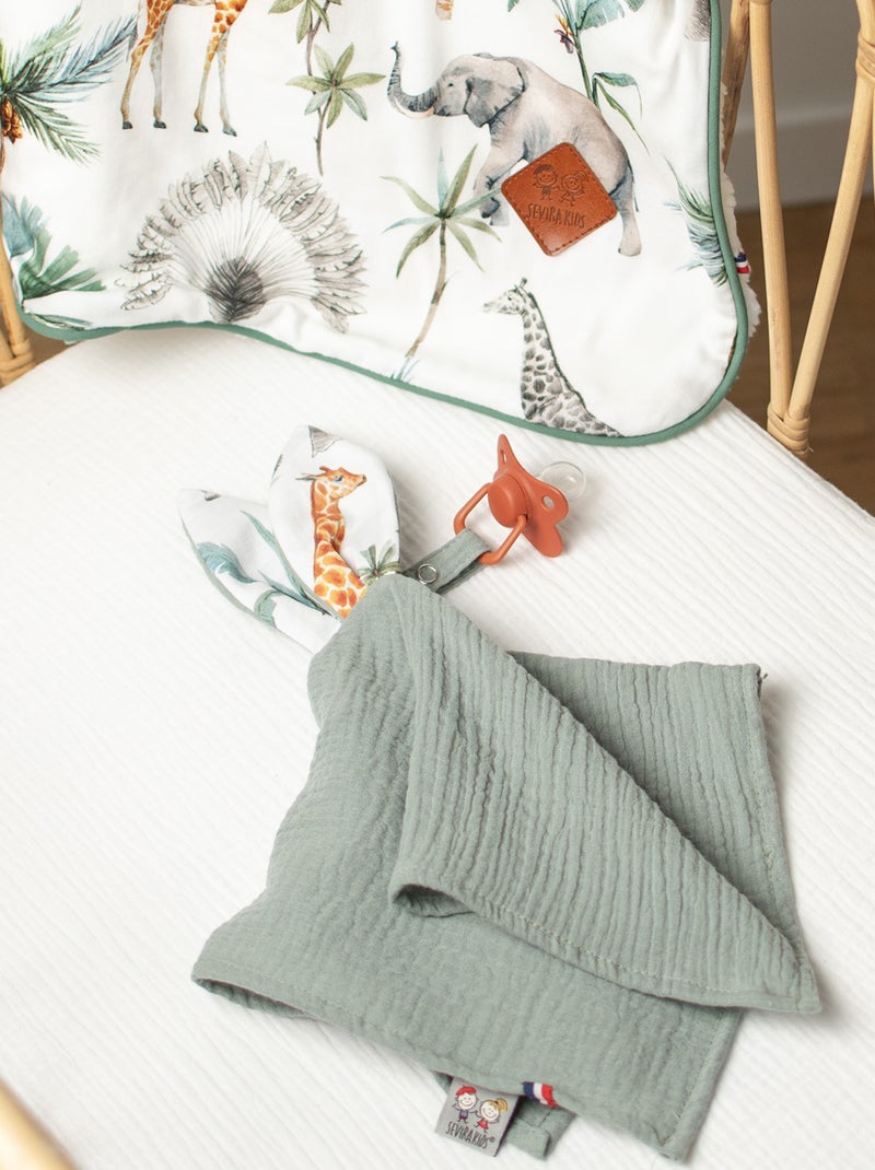 Doudou coniglio neonato porta ciuccio | sevira kids | sevira kids Verde acqua - Kiabi