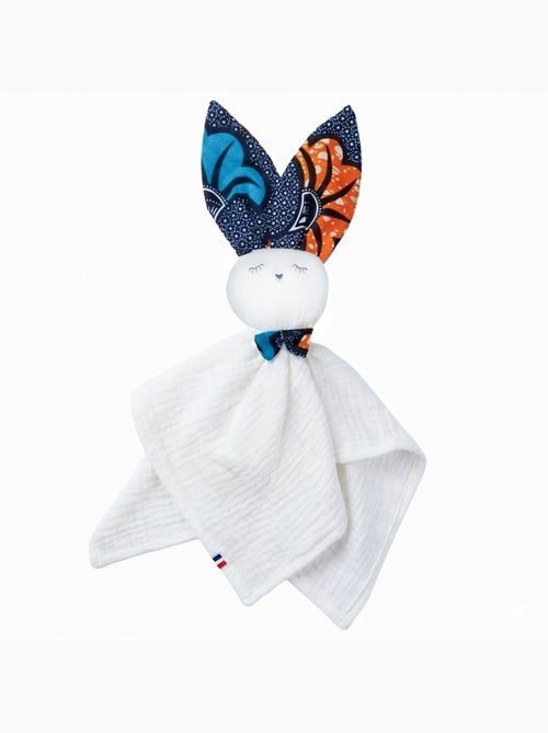 Doudou coniglio personalizzabile in garza di cotone | sevira kids | sevira kids - Kiabi Doudou coniglio personalizzabile in garza di cotone | sevira kids | sevira kids - Kiabi