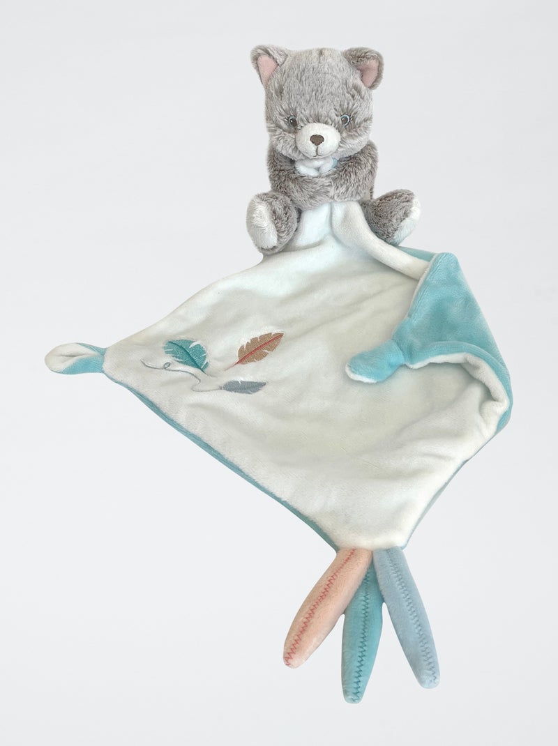Doudou fazzoletto gatto Grigio - Kiabi