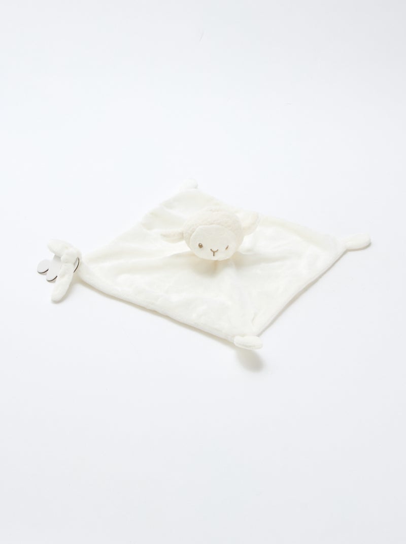 Doudou fazzoletto pecora Beige - Kiabi