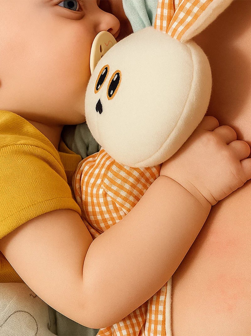 Doudou in cotone biologico Gus Bianco - Kiabi