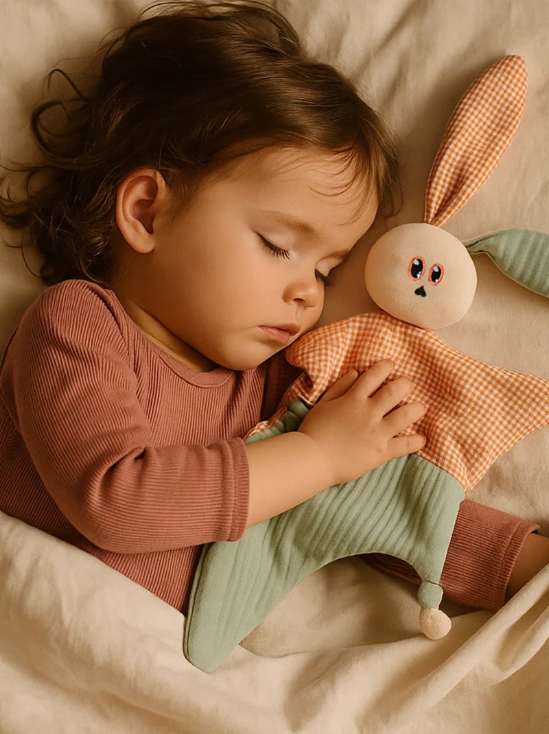 Doudou in cotone biologico Gus Bianco - Kiabi