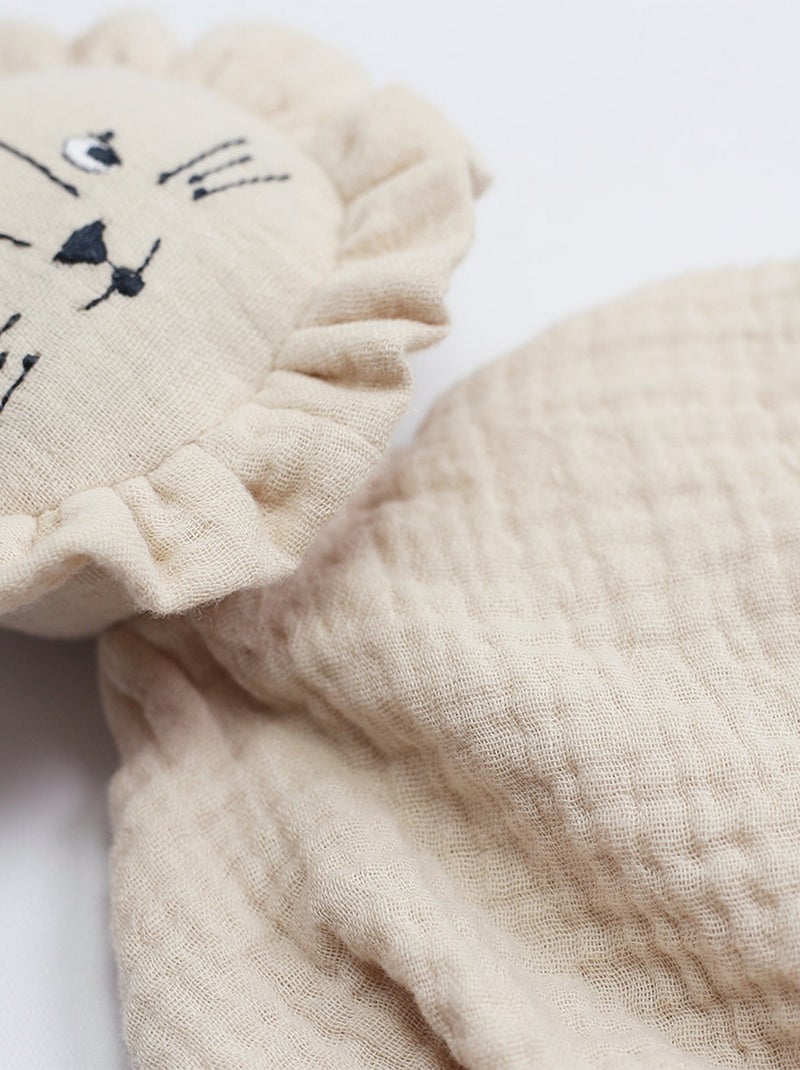 Doudou in mussola di cotone Marrone chiaro - Kiabi