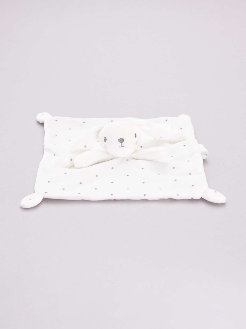 Doudou in velluto BIANCO - Kiabi