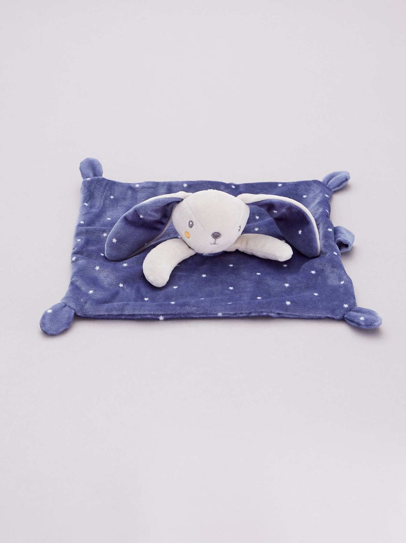 Doudou in velluto BLU - Kiabi