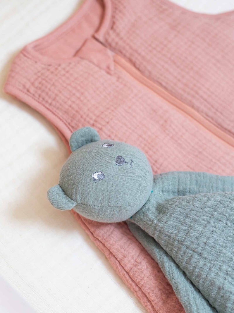 Doudou mussola orsetto Verde - Kiabi