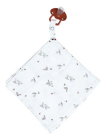 Doudou neonato con porta ciuccio | SEVIRA KIDS