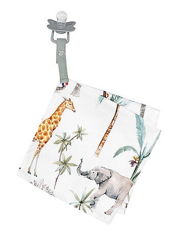 Doudou neonato con porta ciuccio | sevira kids | sevira kids