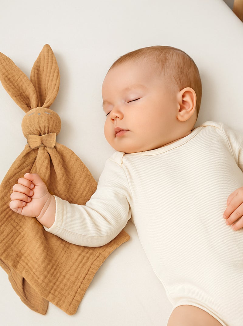 Doudou neonato in cotone | SEVIRA KIDS Marrone chiaro - Kiabi