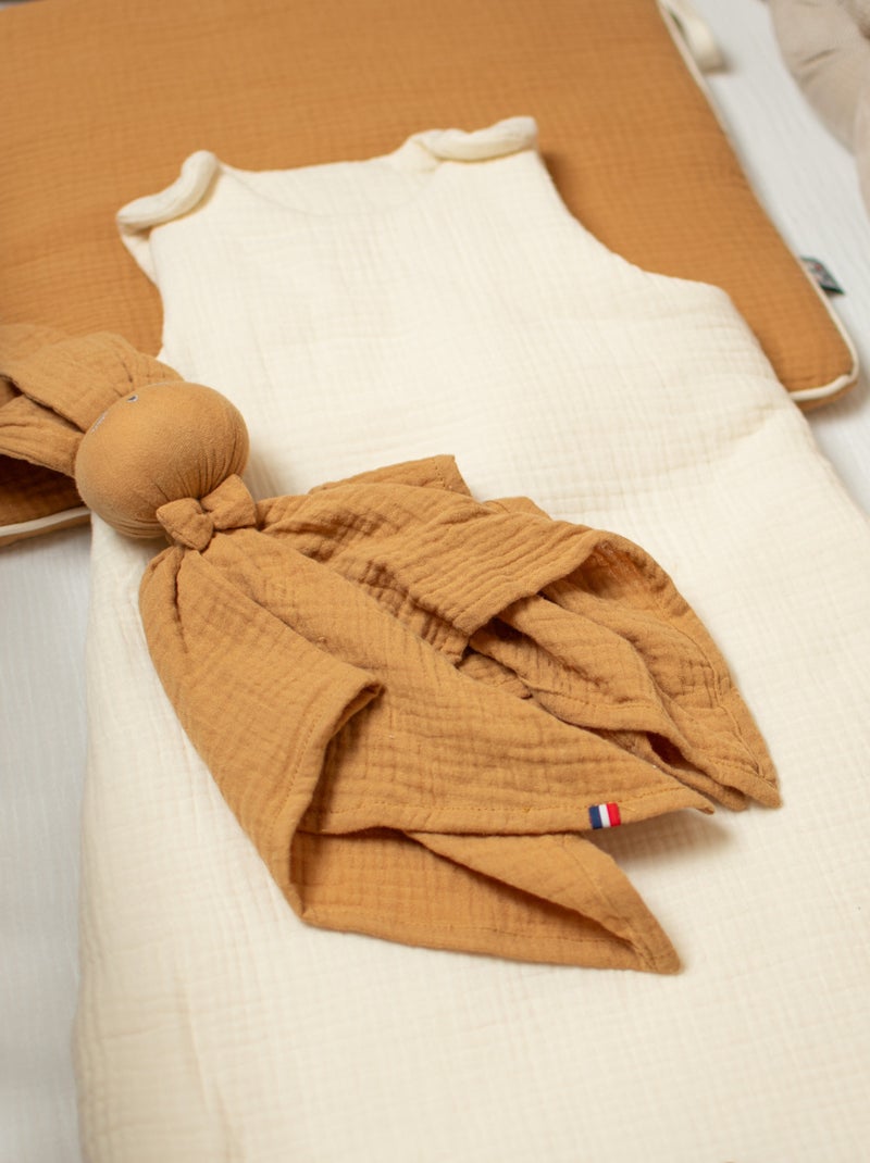 Doudou neonato in cotone | SEVIRA KIDS Marrone chiaro - Kiabi