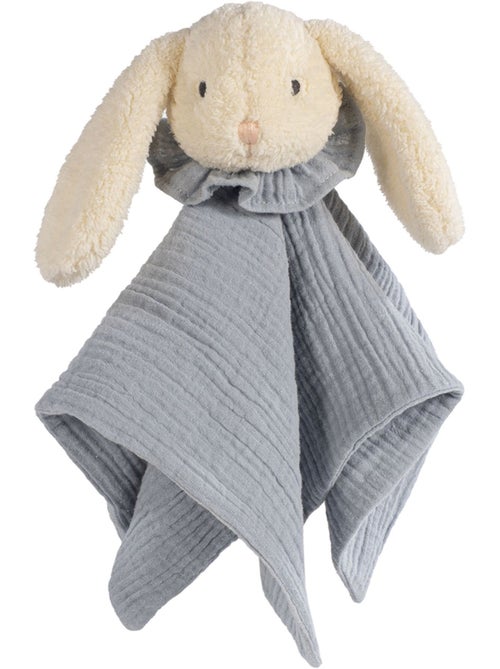 Doudou piatto con coniglietto in mussola di cotone | Walking Mum - Kiabi Doudou piatto con coniglietto in mussola di cotone | Walking Mum - Kiabi