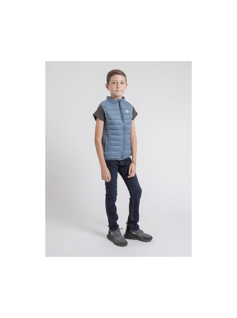 Doudoune sans manche ZERNES-J II Blu ardesia - Kiabi