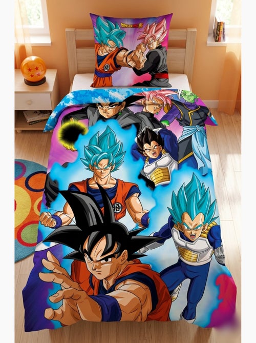 Dragon Ball, Completo Letto Bambino Stampato Reversibile, GOKU, Copripiumino 140x200 cm - Kiabi Dragon Ball, Completo Letto Bambino Stampato Reversibile, GOKU, Copripiumino 140x200 cm - Kiabi