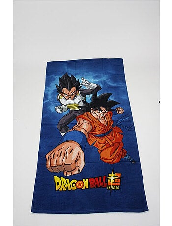 Dragon Ball Super, Asciugamano da Bagno Bambino Stampato 100% Cotone, GOKU e VEGETA