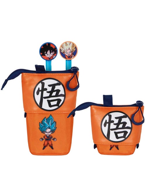 Dragon Ball Super Astuccio Cute + 2 Penne Gel Cancellabili, Multicolore - Kiabi Dragon Ball Super Astuccio Cute + 2 Penne Gel Cancellabili, Multicolore - Kiabi