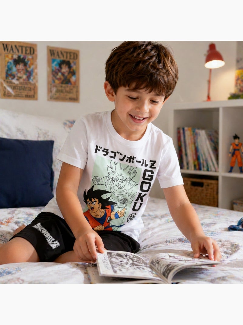 Dragon Ball Z - Completo maglietta e short bambino Bianco - Kiabi