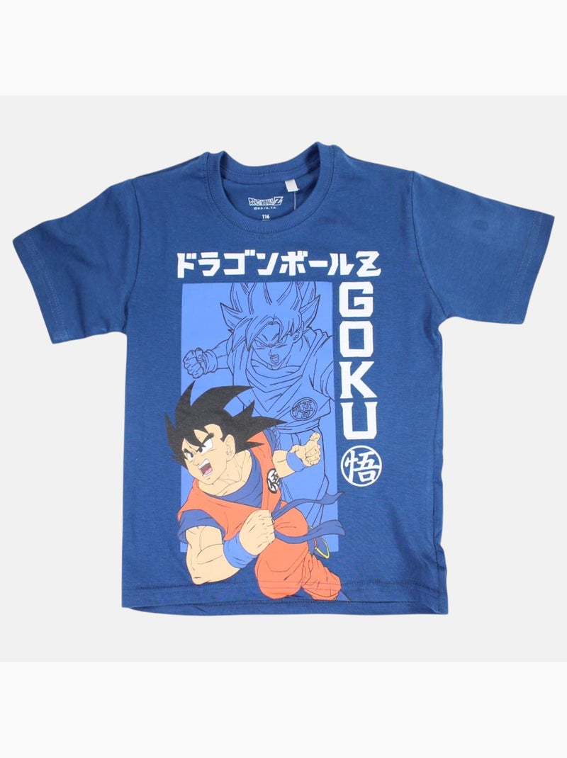 Dragon Ball Z - Completo maglietta e short bambino Blu marino - Kiabi