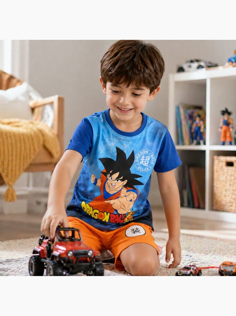 Dragon Ball Z - Completo maglietta e short Blu marino - Kiabi